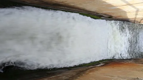 Sluice dam in Rayong Stock Footage 68064554