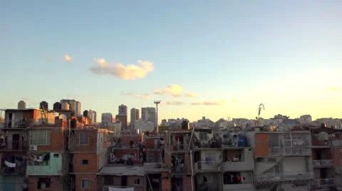 Slum in Buenos Aires Stock Footage 23137416