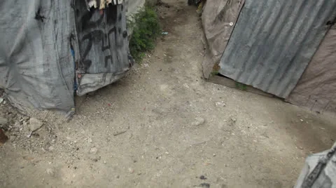 Slum tilt Stock Footage 26303292