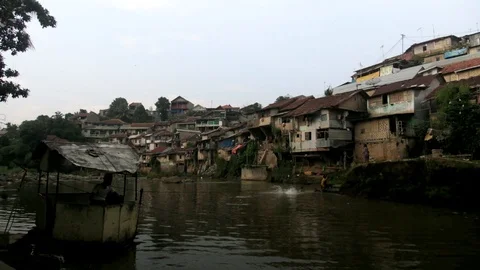 Slum Time Lapse Stock Footage 124514849