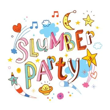 Slumber party Stock Illustration