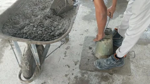 Slump test Stock Footage 282970373