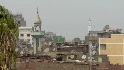 In the Slums of Cairo Stock Footage 251973906