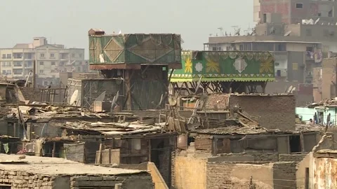 In the Slums of Cairo Stock-Footage 251974058