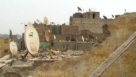 In the Slums of Cairo Stock Footage 251974864