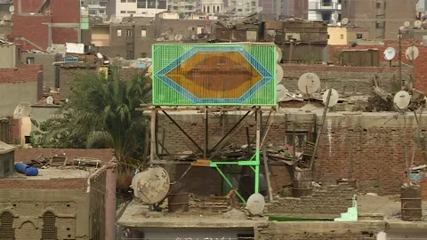 In the Slums of Cairo Stock Footage 251975893
