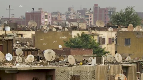 In the Slums of Cairo Stock Footage 251976657