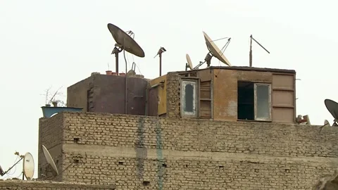 In the Slums of Cairo Stock Footage 251981131