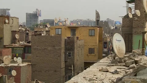 In the Slums of Cairo Stock Footage 251981143