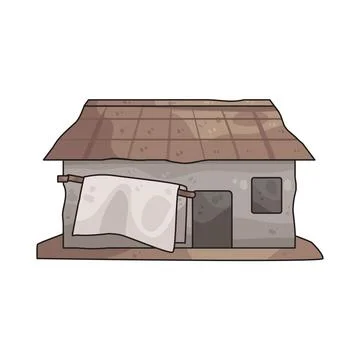 Slums illustration Stock Illustration