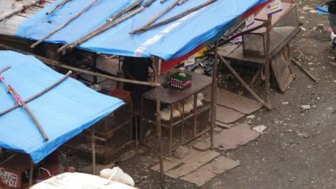 Slums of india top view Stock Photos