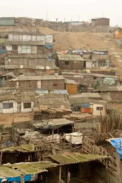 Slums in Lima Slums (Pueblos Jovenes) in Lima, Peru Copyright: xZoonar.com... Stock Photos