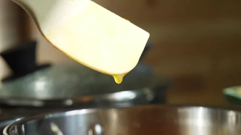 SM apricot jam drop Stock Footage 312277680