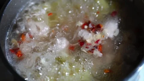 SM coocking soup Stock Footage 312401112