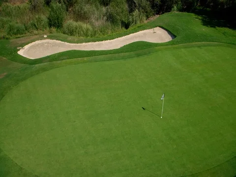 Smacking white balls into holes Video stock 83797963