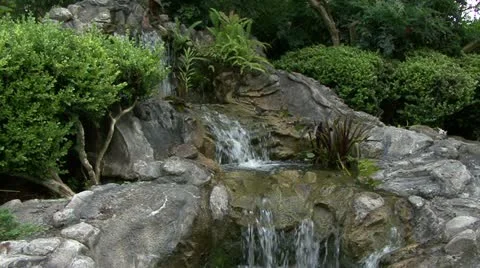 Smal Waterfall Video stock 10899575