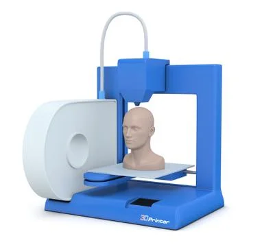 Small 3d printer Stock Illustration