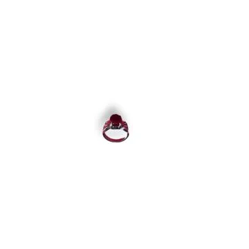 Small agate ring on a white background Stock Photos