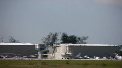 Small airplane Stock Footage 286851