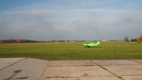 Small airplane Stock Footage 122221917