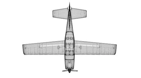 Small  Airplane Stock Illustration