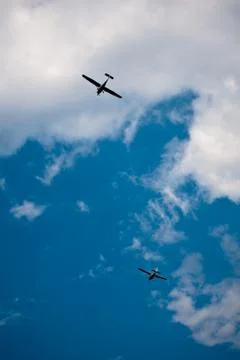 Small airplane Foto stock