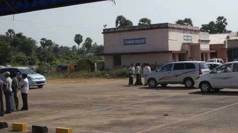 Small airport in India Stock Footage 10800464