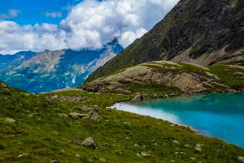 Small alpine lake in Tyrol five Stock Photos