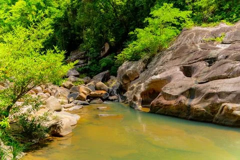 Small alpine lakes. Stock Photos