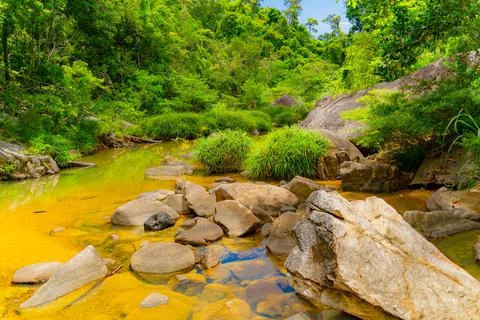 Small alpine lakes. Stock Photos