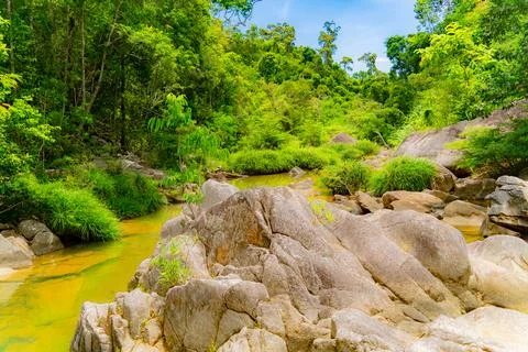 Small alpine lakes. Stock Photos