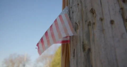 Small American Flag Video stock 234147894