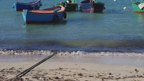 The small and beautiful of San Vito, near Polignano a Mare, Bari Province, Ap Vídeo Stock 132010543