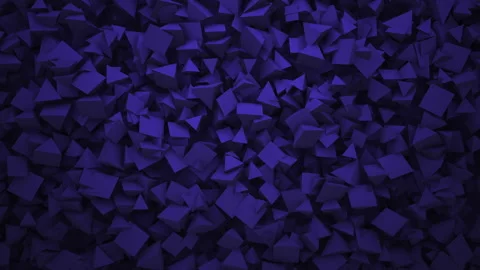 Small and dark blue triangles pattern Stock Footage 167978915