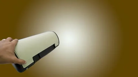 Small and simple printer for printing paper documents - Foto stock