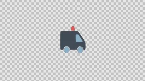 Small Animated Ambulance Vidéo 56725143