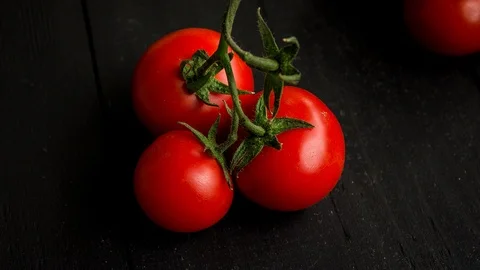 Small animated tomato change the shape. Stock Footage 107778428