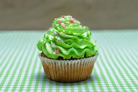 Small appetizing muffin Stock Photos