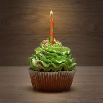 Small appetizing muffin Stock Photos