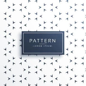 Small arrow direction pattern background Stock Illustration