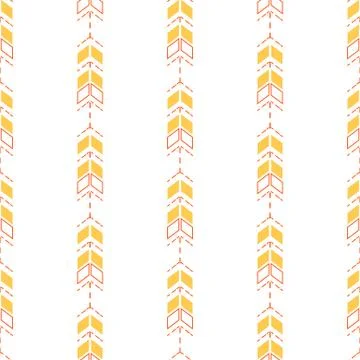 Small arrow line seamless pattern Stock Illustration