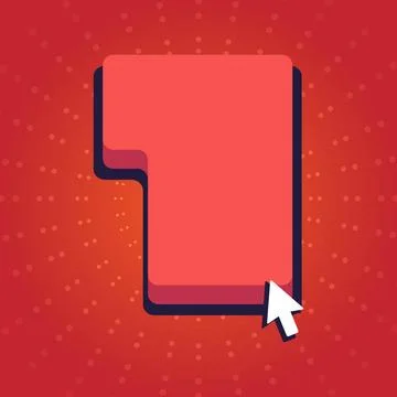 Small Arrow Touching the Keyboard Command Key with Shadow. Cursor Pointing... Stock Photos