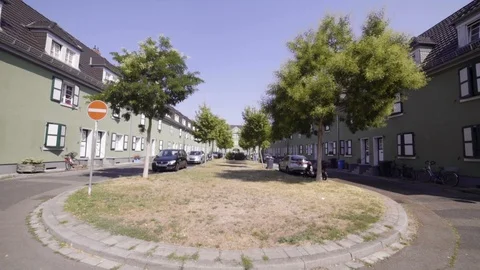 Small avenue Stock Footage 103855506