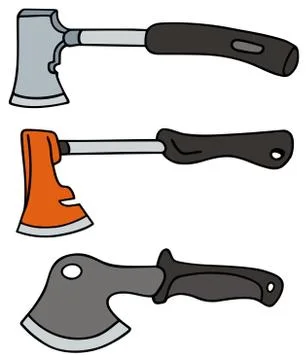 Small axes Stock Illustration