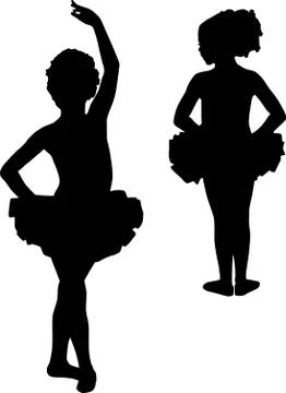 Small ballerinas Stock Illustration