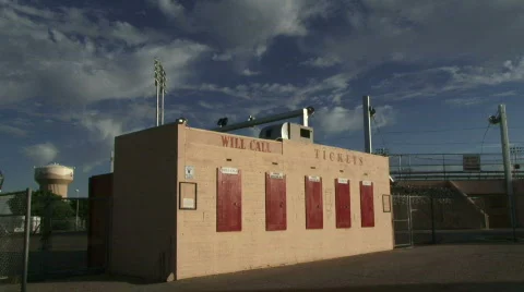 Small Ballpark Will Call - 02 Stock Footage 653256