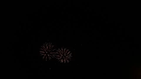 Small balls of fireworks 動画素材 86934104