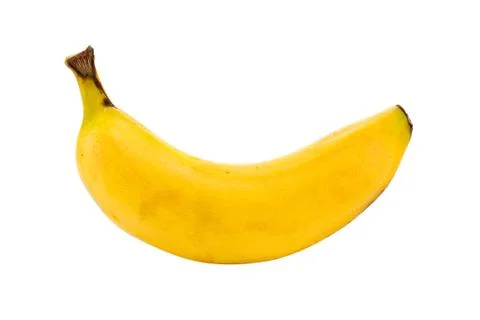 Small banana isolated Stock Photos