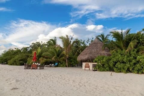 A small bar on the beach Stock Photos