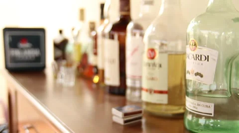 Small bar Stock Footage 975109